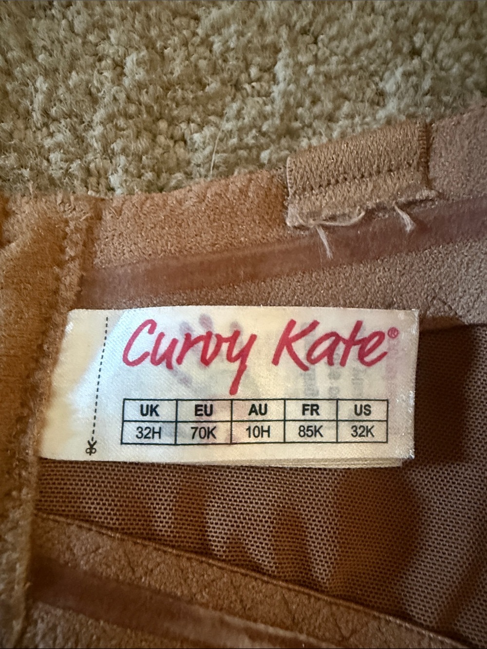 Curvy Kate Strapless Nude Bra - Supportive Smooth Cup - Picture 3 of 4